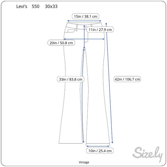 Levis Vintage Womens 550 Orange Tab Flare Wide Leg Embroidered Hem Jeans 30x33 - Picture 8 of 13